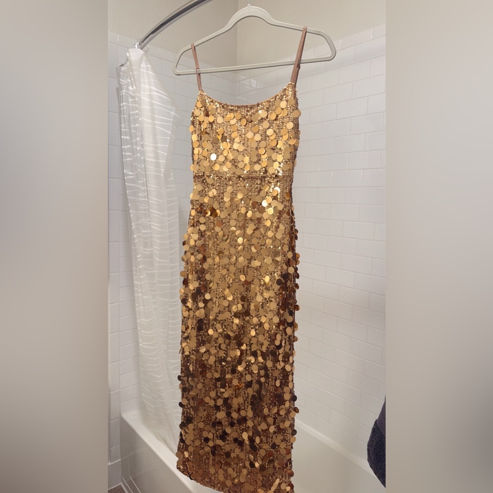 Hello Molly sequence maxi dress- size small. Worn once